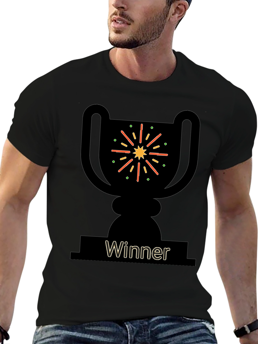 Winner Trophy Graphic T-Shirt