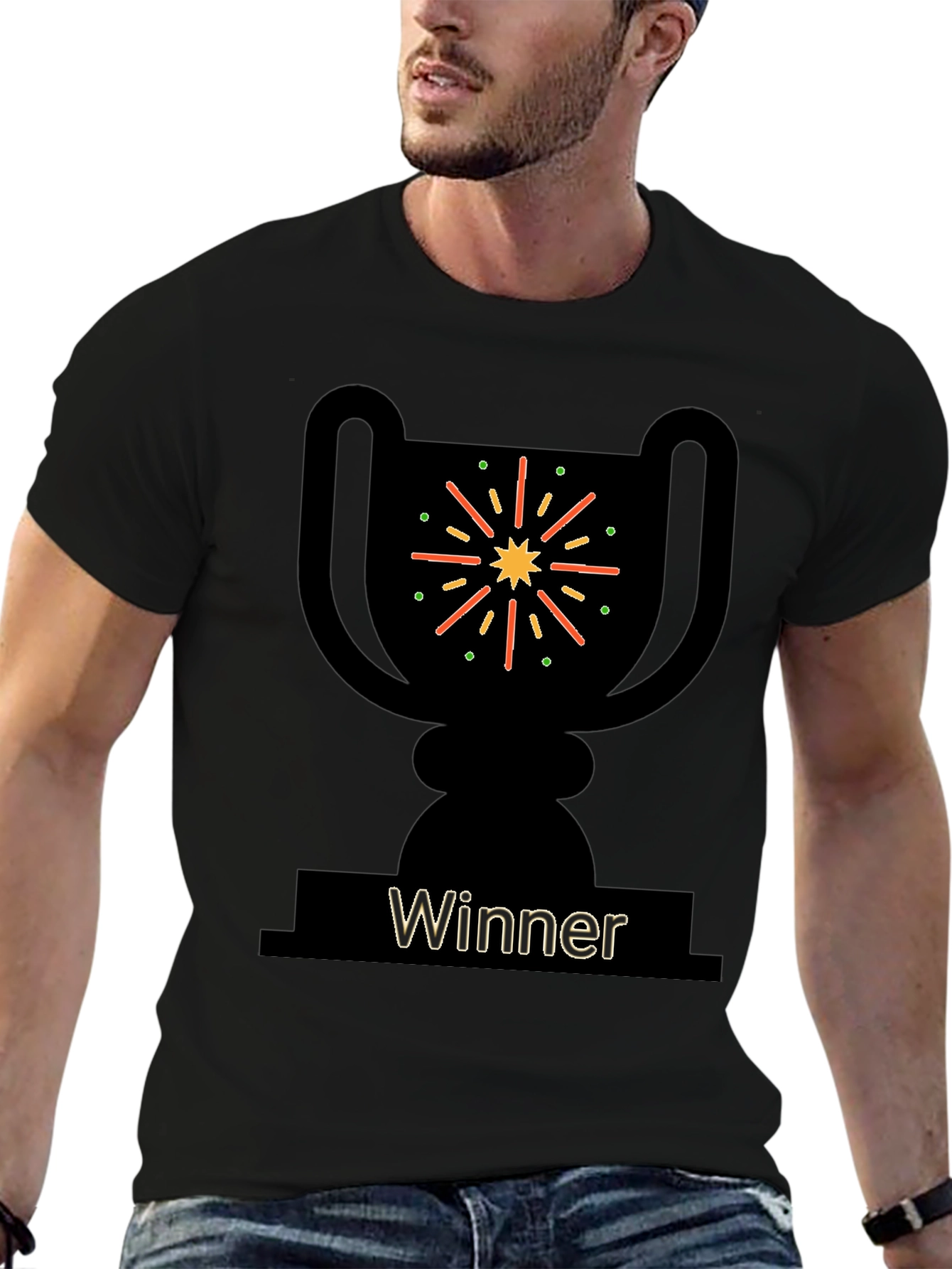 Winner Trophy Graphic T-Shirt