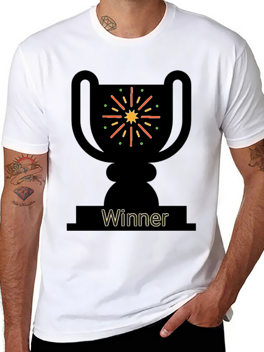 Winner Trophy Graphic T-Shirt
