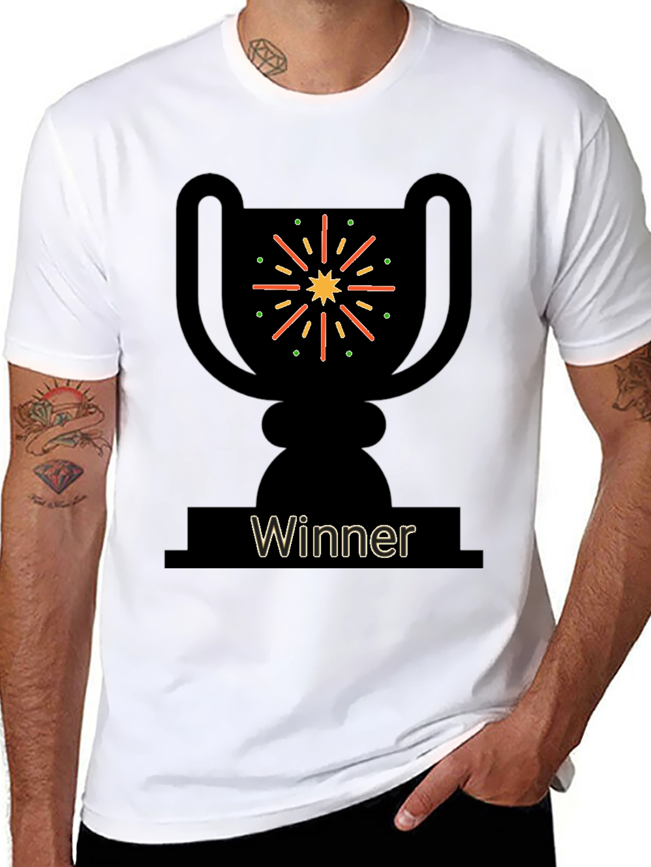 Winner Trophy Graphic T-Shirt