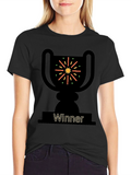 Winner Trophy Graphic T-Shirt