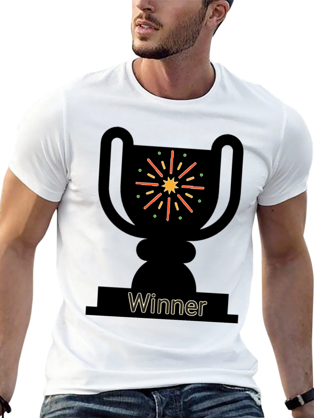 Winner Trophy Graphic T-Shirt