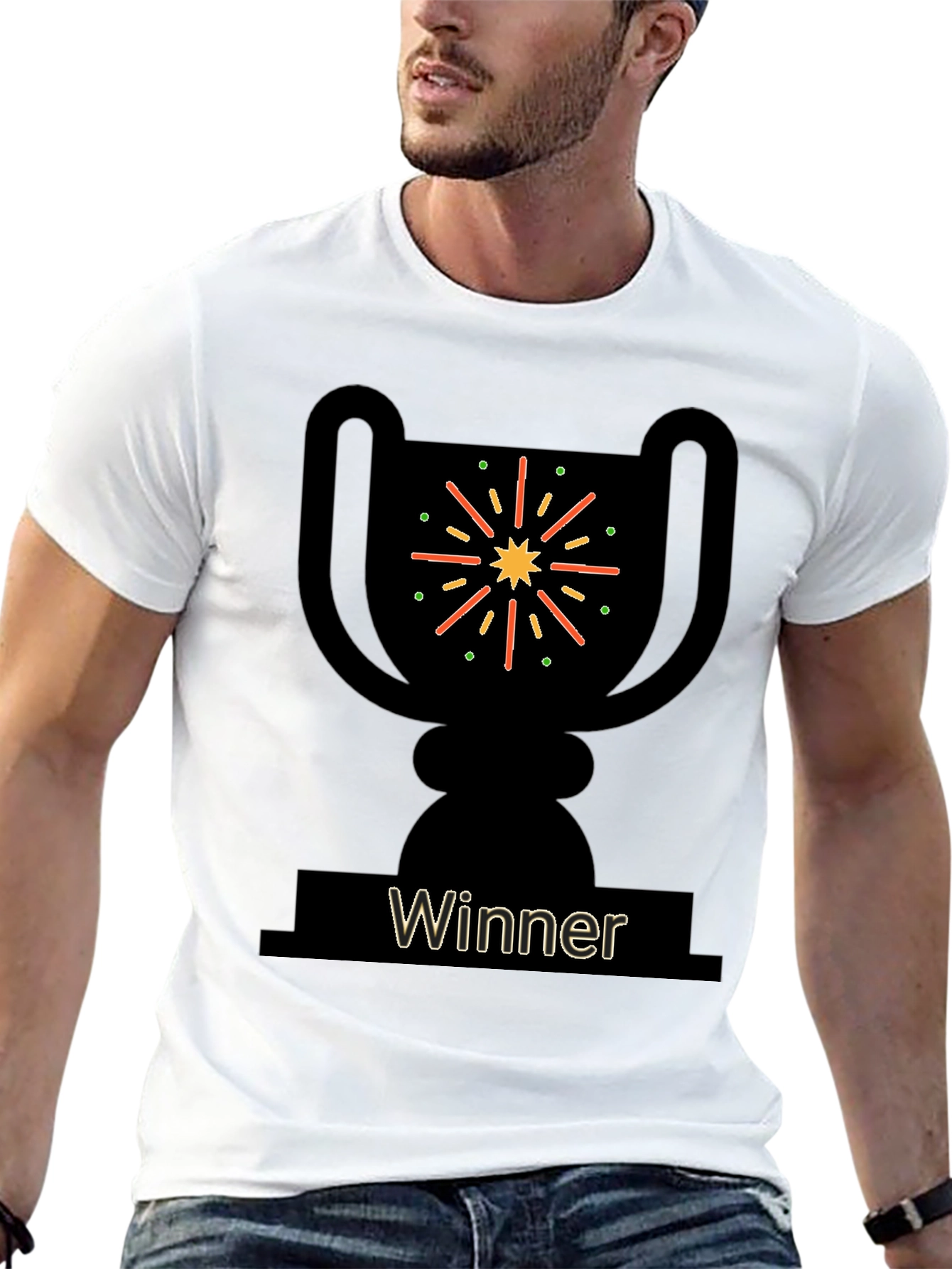 Winner Trophy Graphic T-Shirt