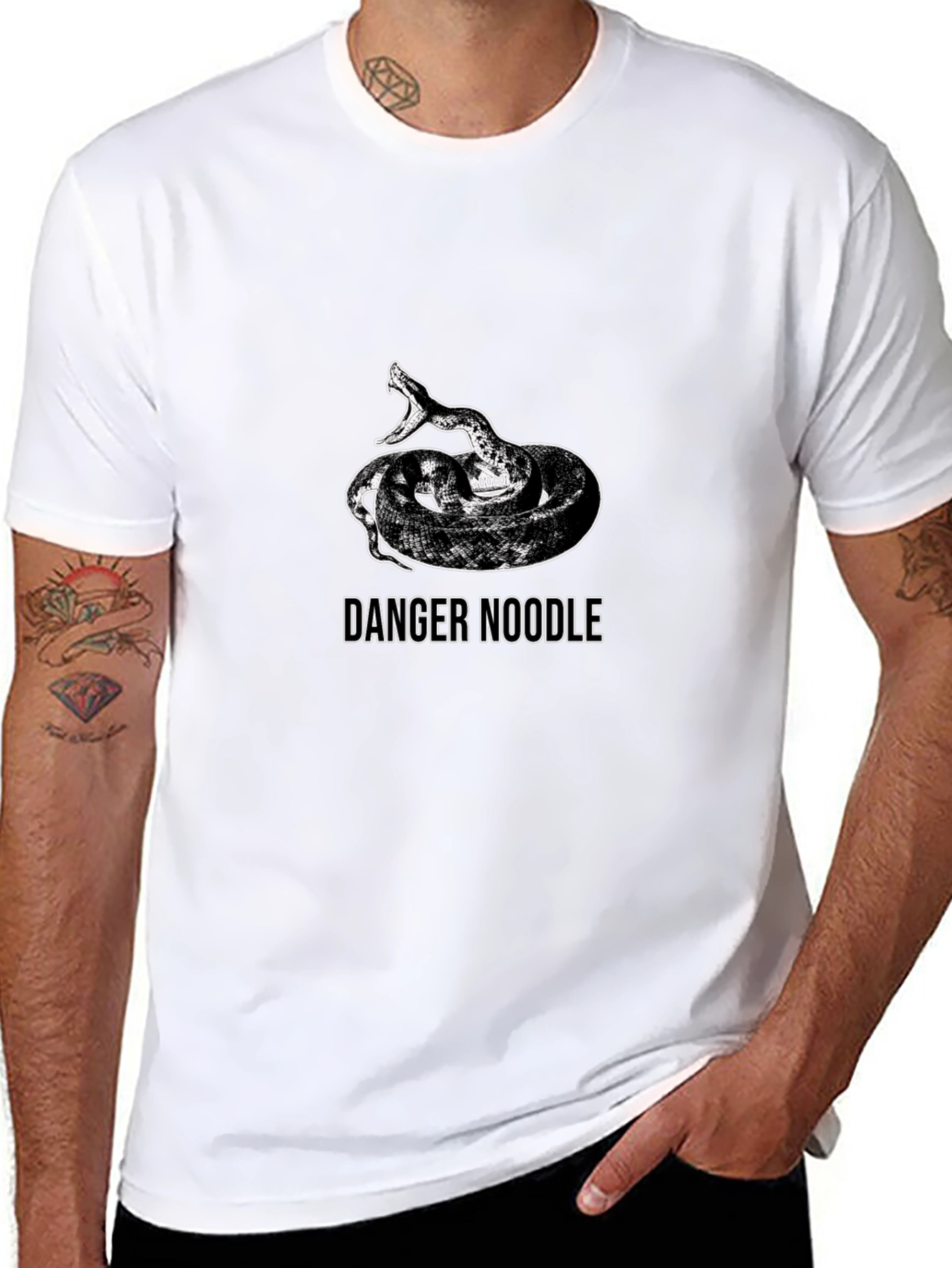 Danger Noodle T-Shirt - Funny Snake Tee