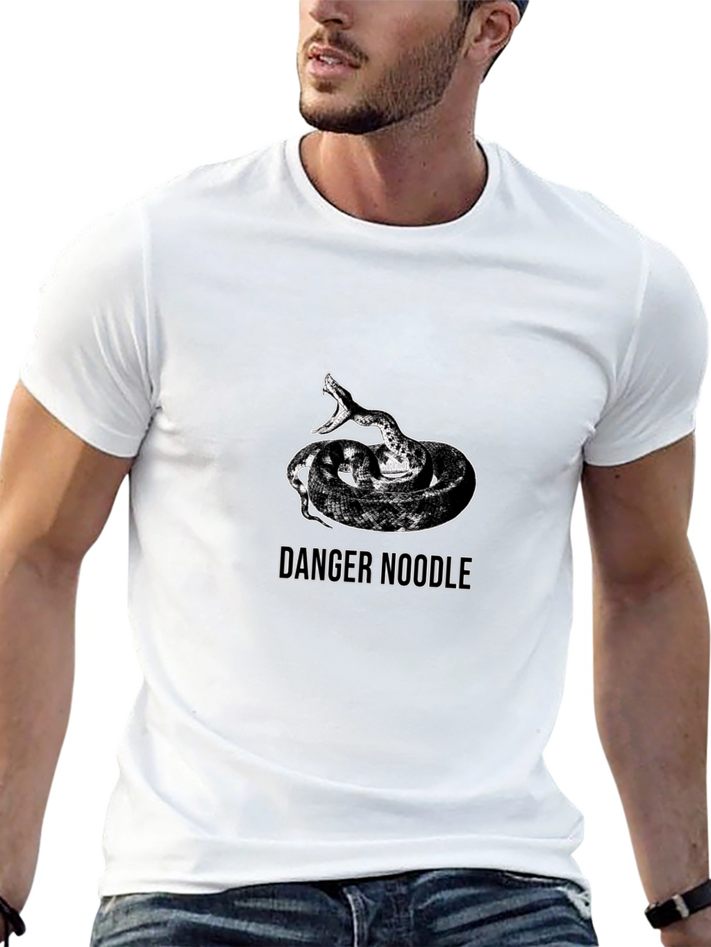 Danger Noodle T-Shirt - Funny Snake Tee