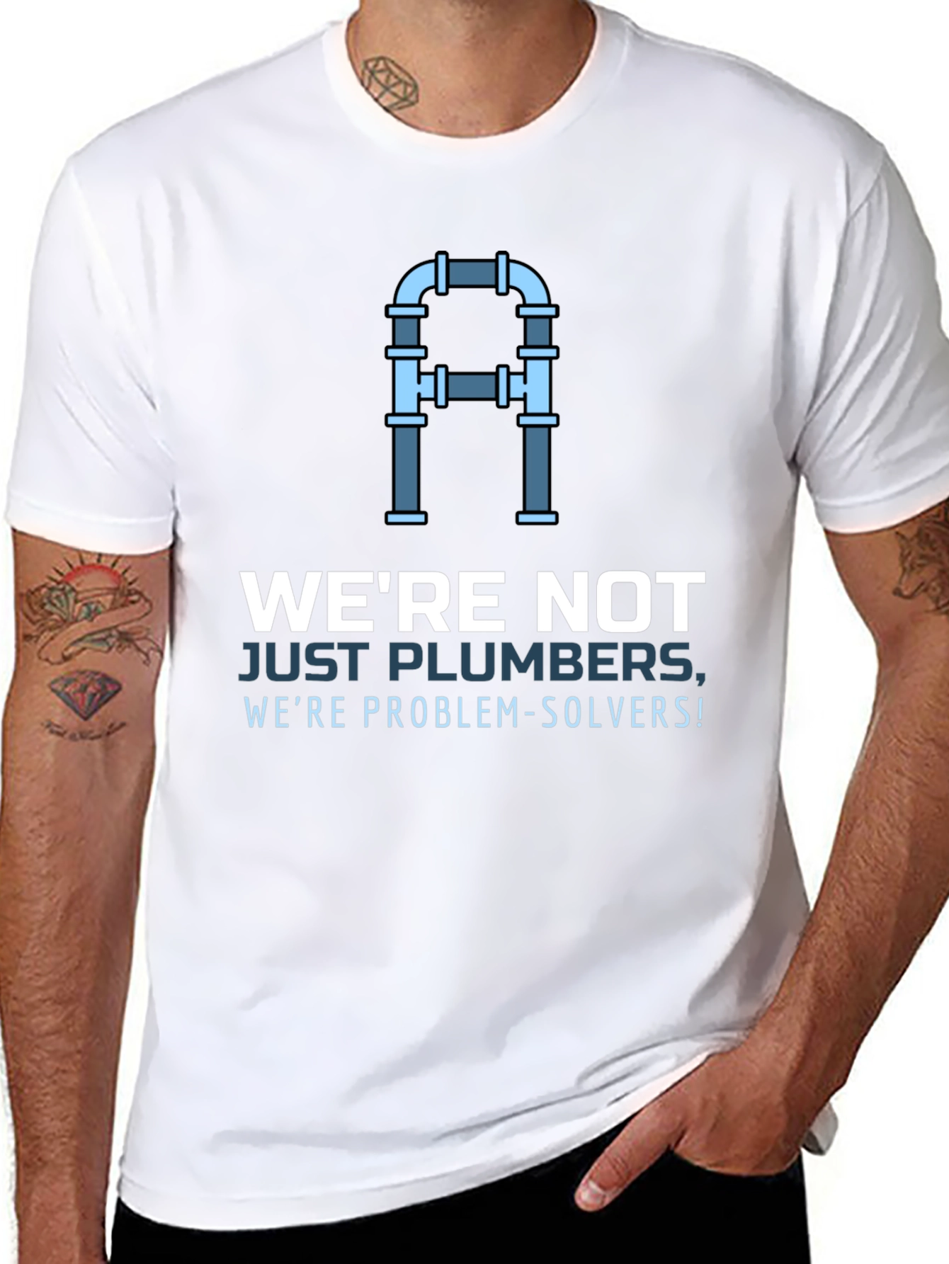 Plumber Problem Solver T-Shirt - Premium Quality