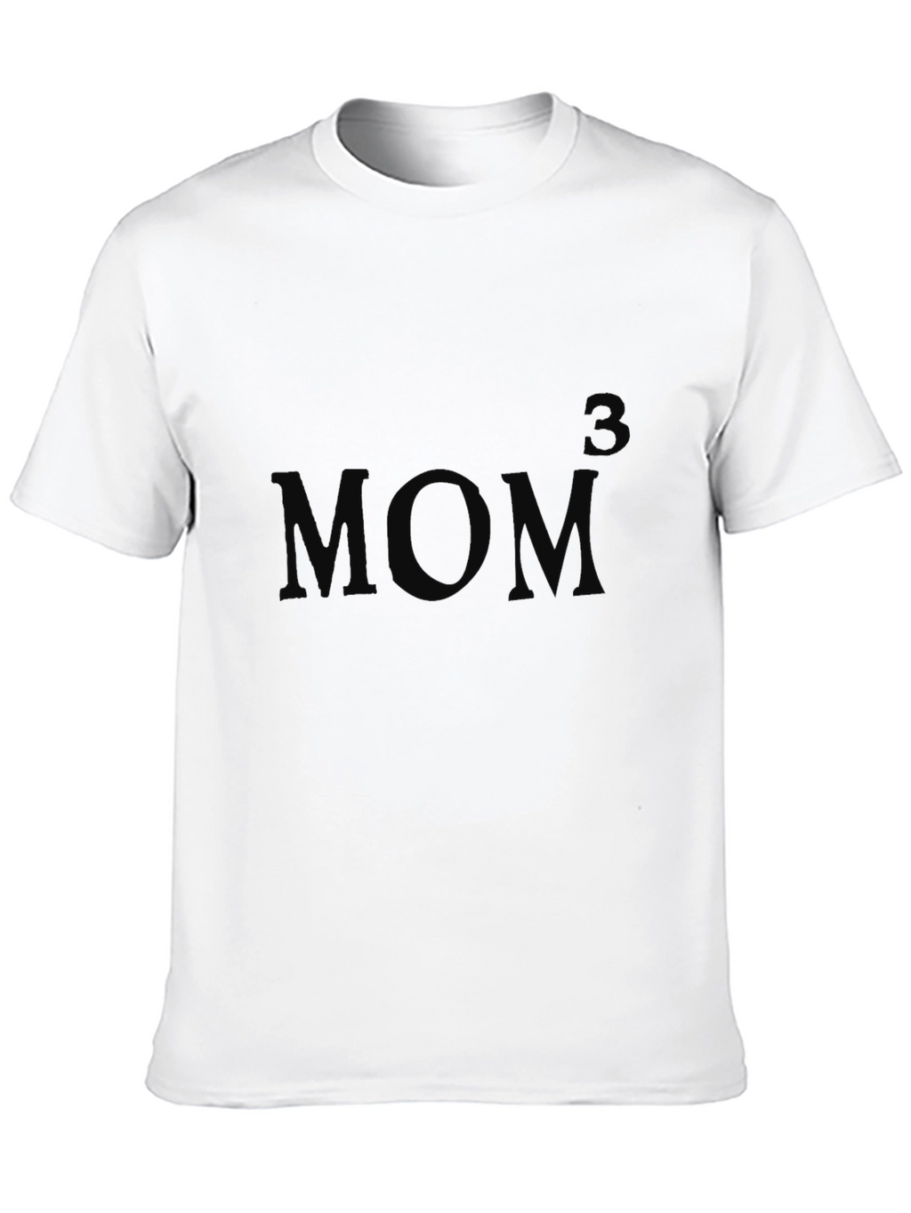 Mens Black Mom Graphic T-Shirt