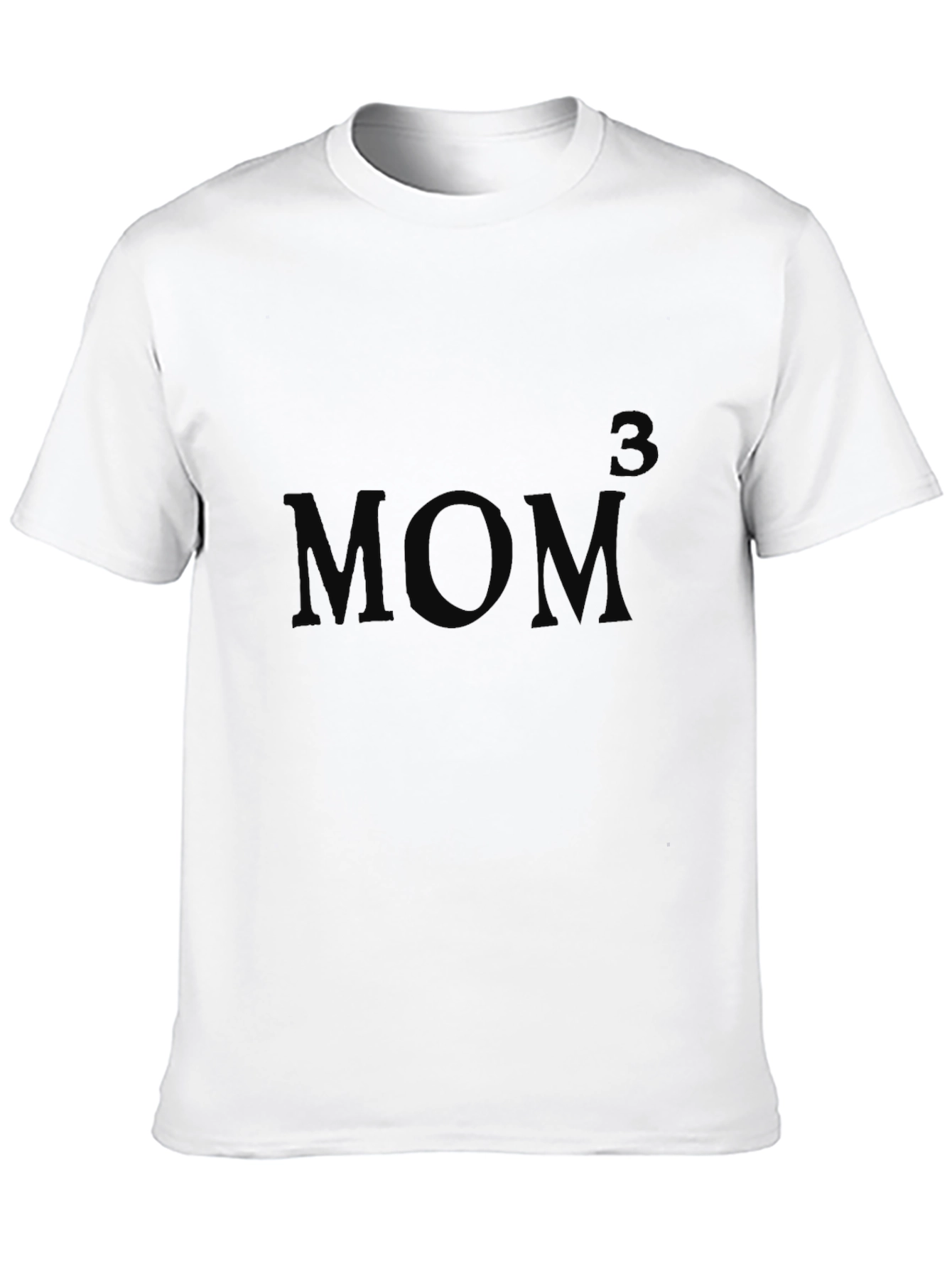 Mens Black Mom Graphic T-Shirt
