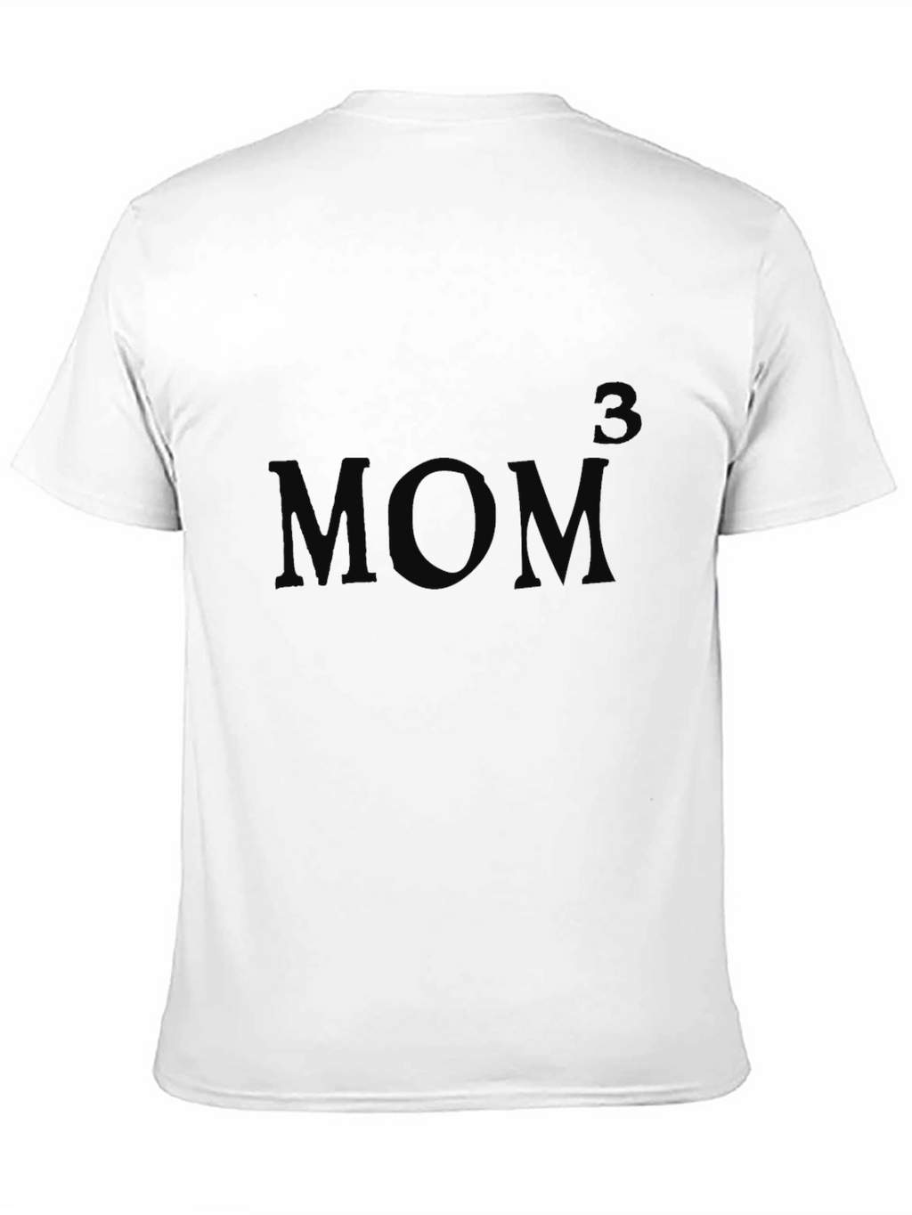 Mens Black Mom Graphic T-Shirt