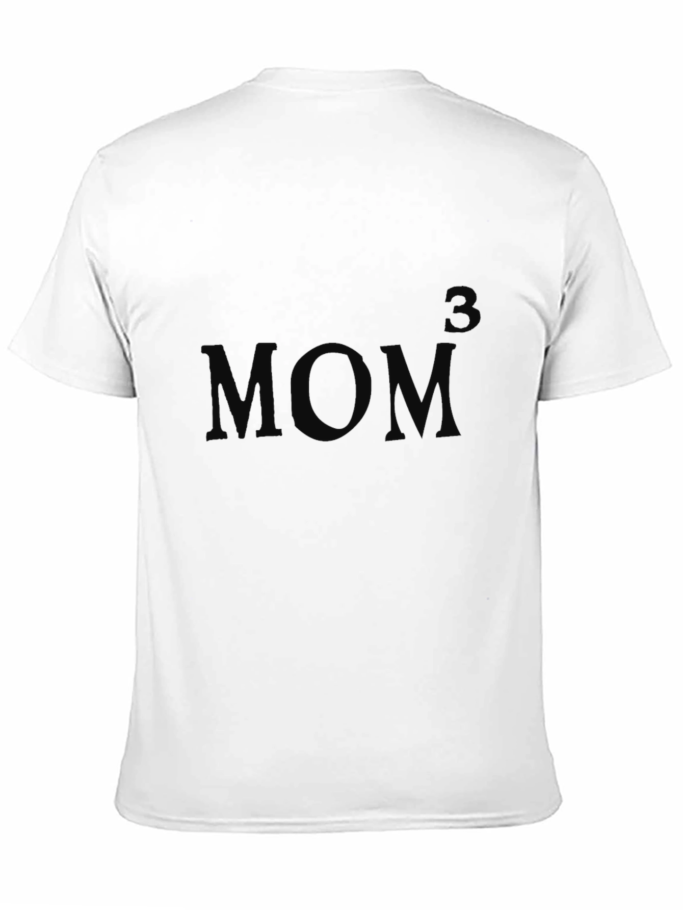 Mens Black Mom Graphic T-Shirt