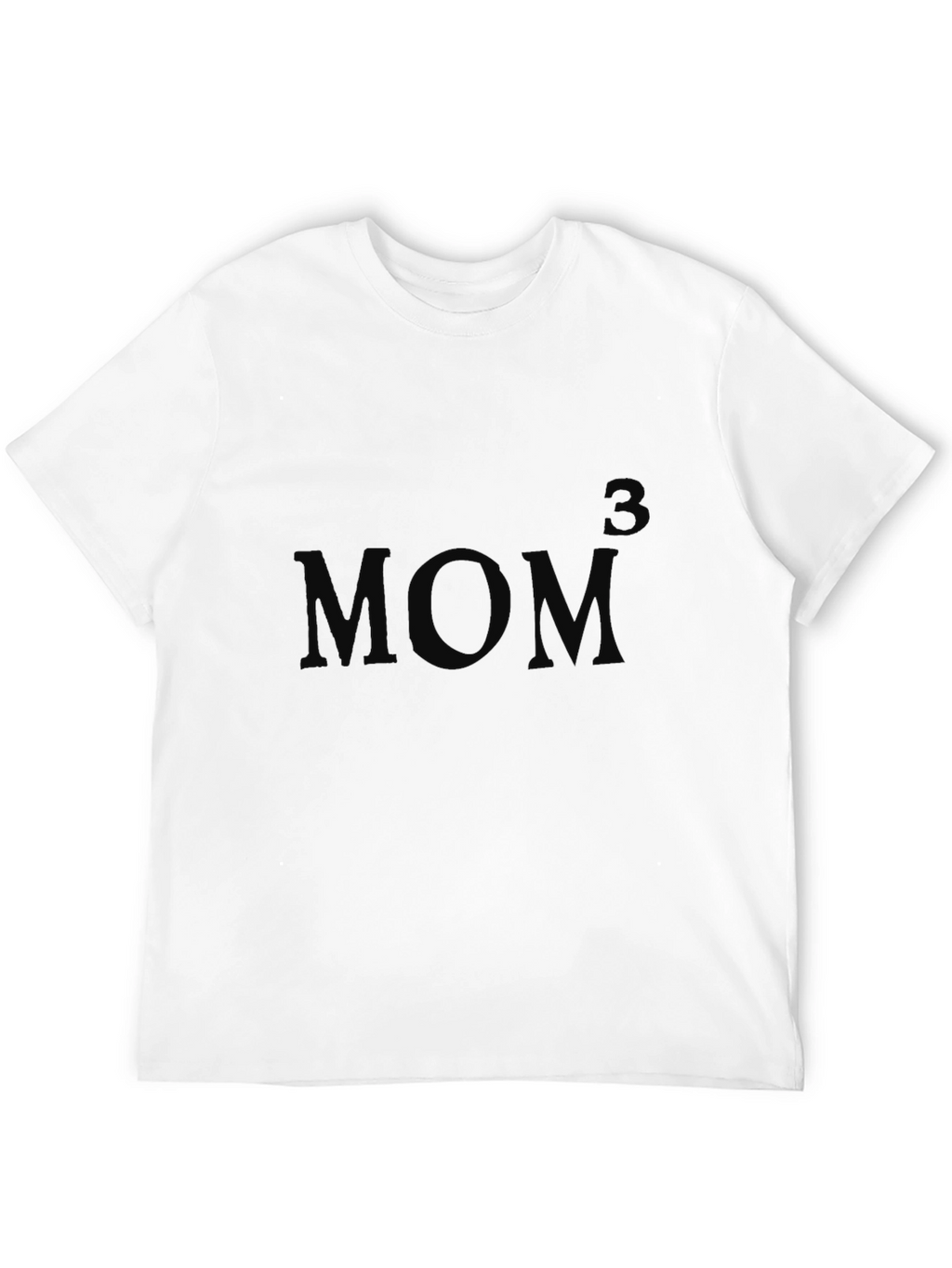 Mens Black Mom Graphic T-Shirt