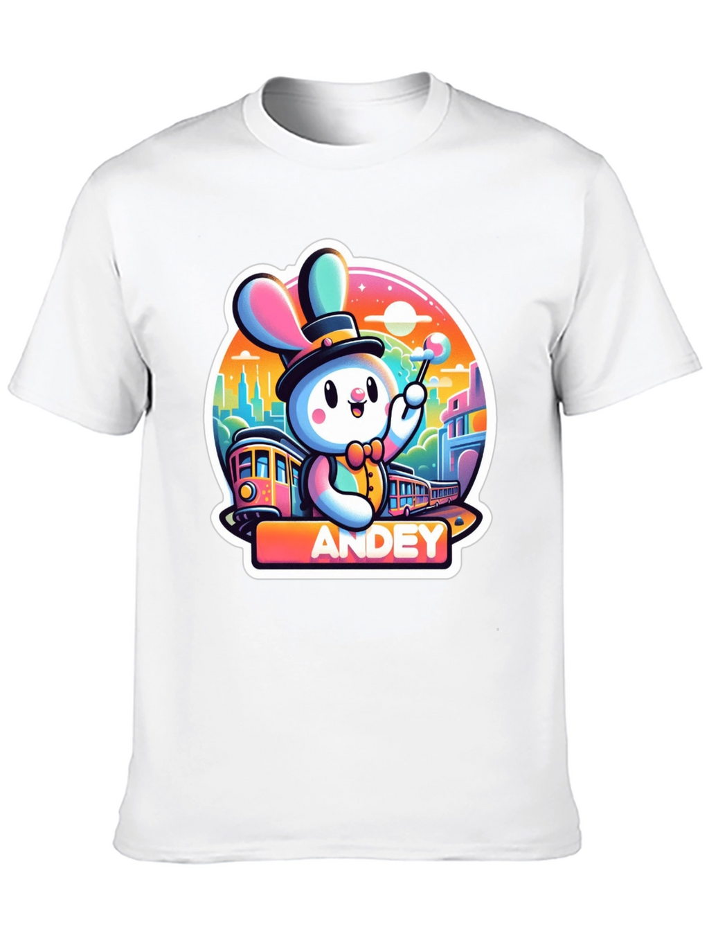 Andey Cartoon Rabbit T-Shirt