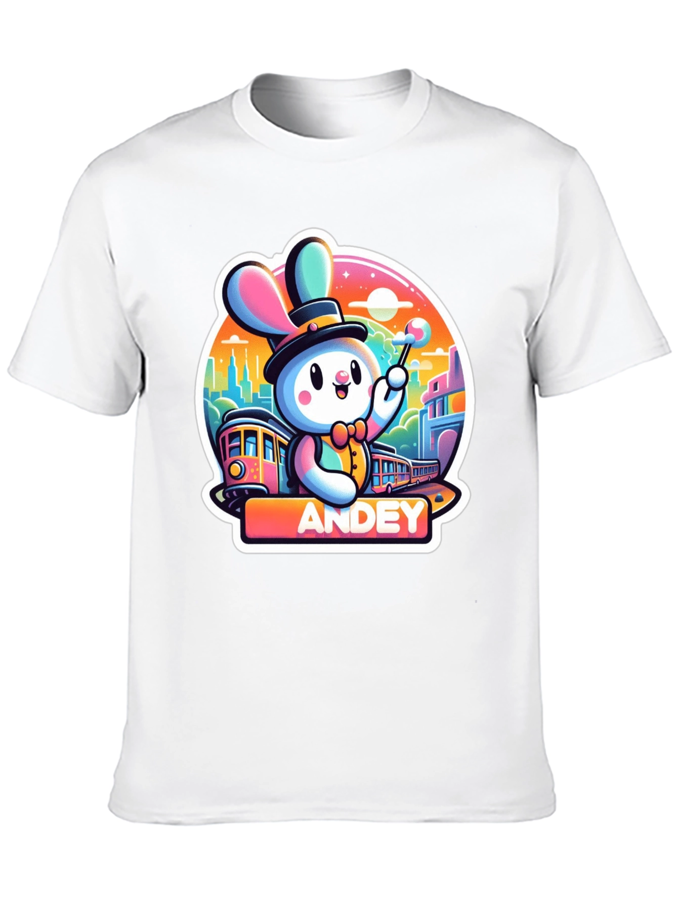 Andey Cartoon Rabbit T-Shirt