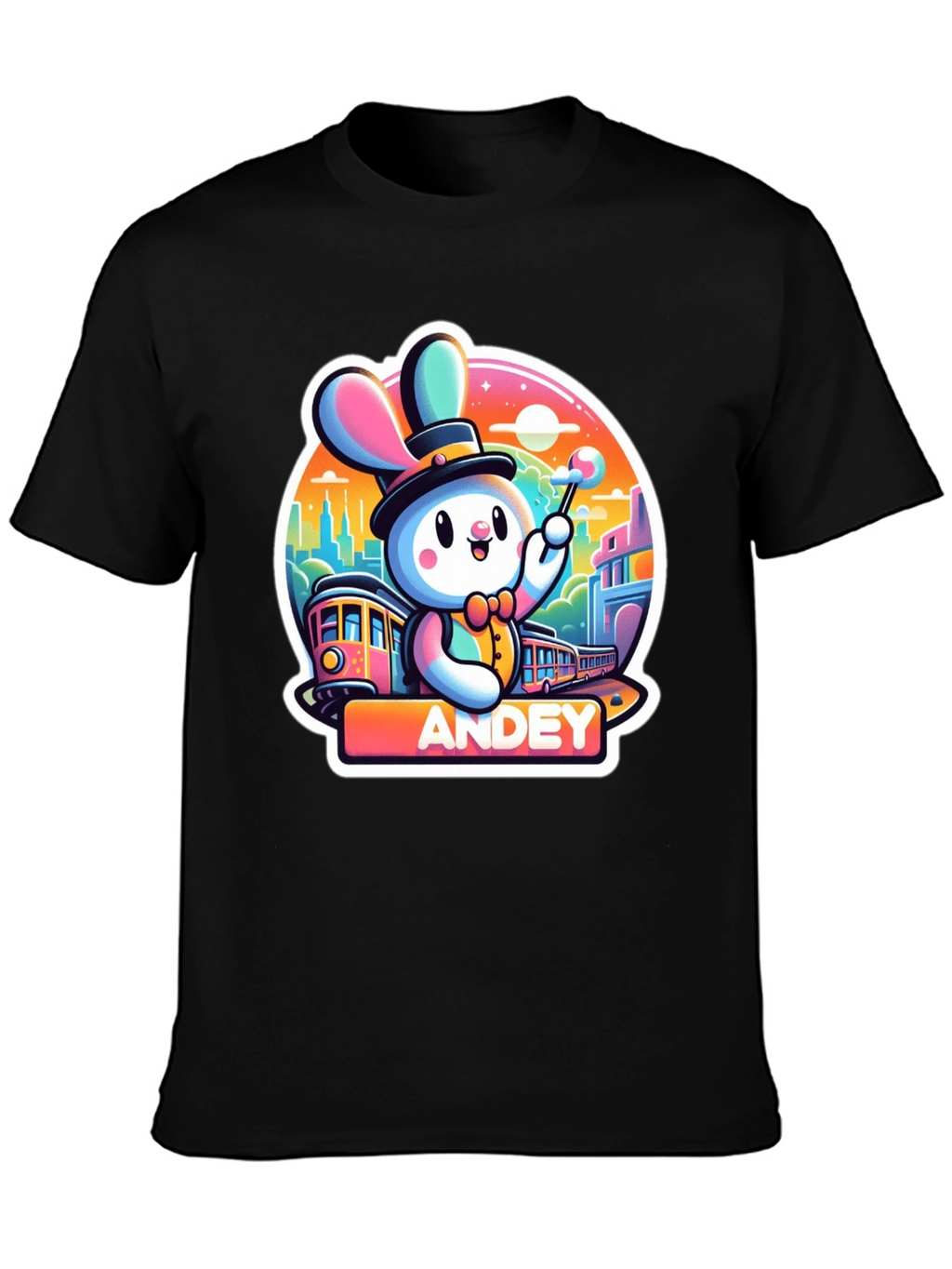 Andey Cartoon Rabbit T-Shirt