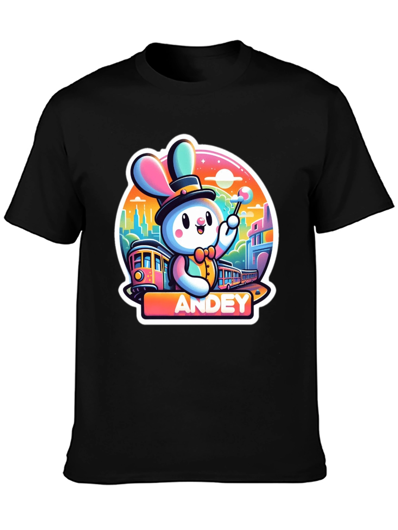 Andey Cartoon Rabbit T-Shirt