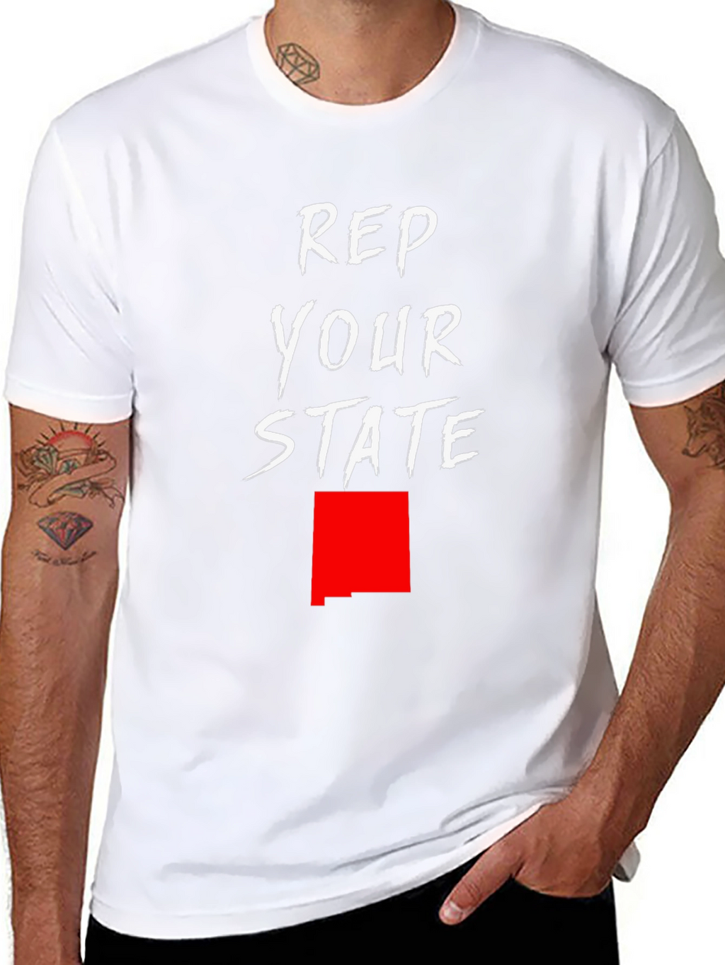 Rep Your State Tee - New Mexico Pride