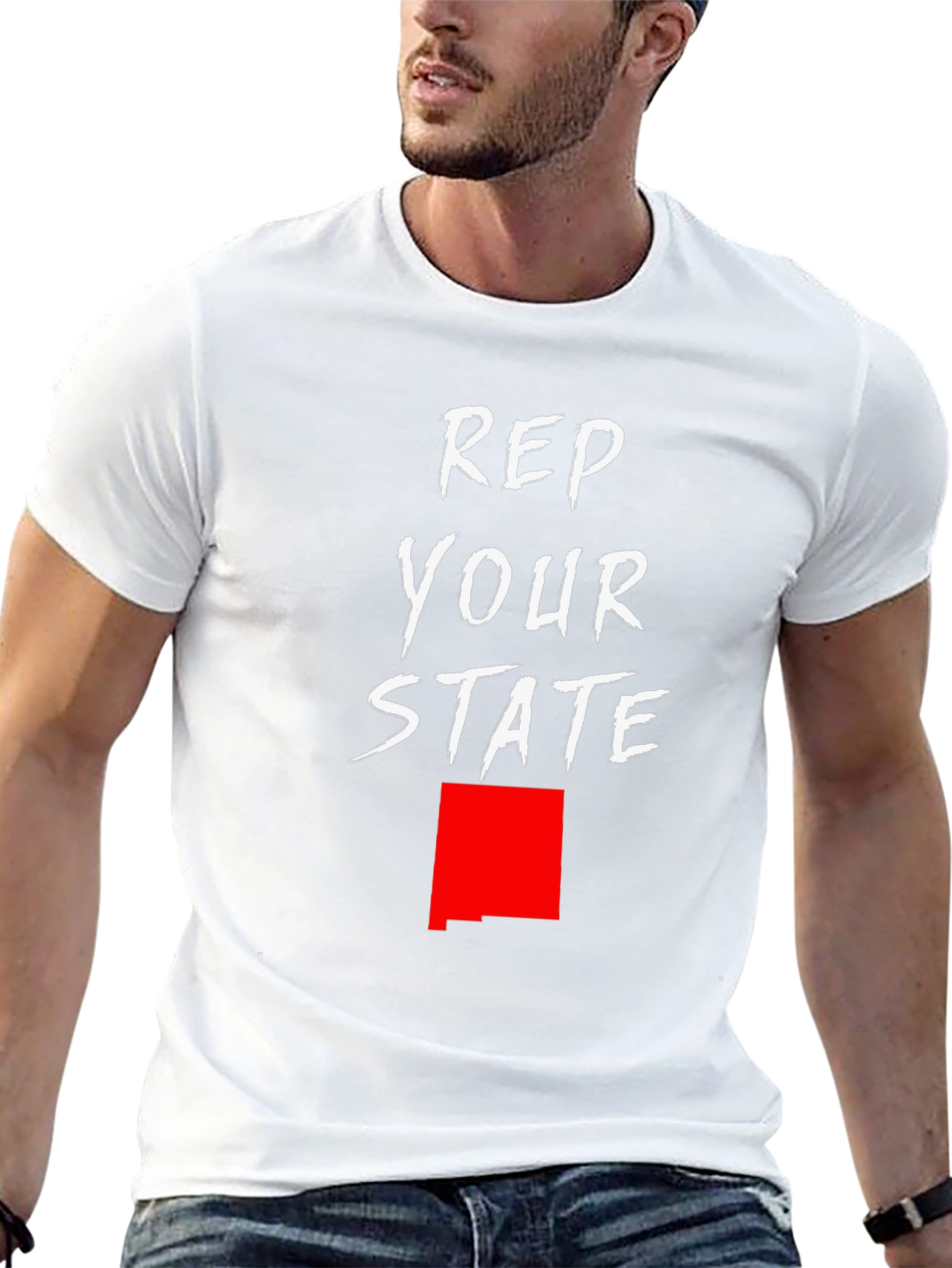 Rep Your State Tee - New Mexico Pride