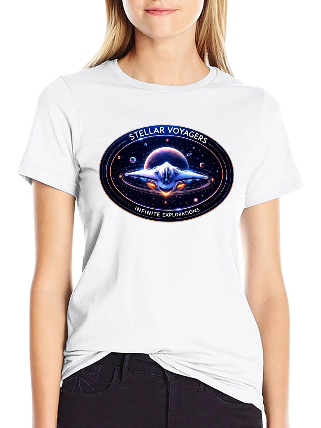 Stellar Voyagers Graphic T-Shirt: Infinite Explorations