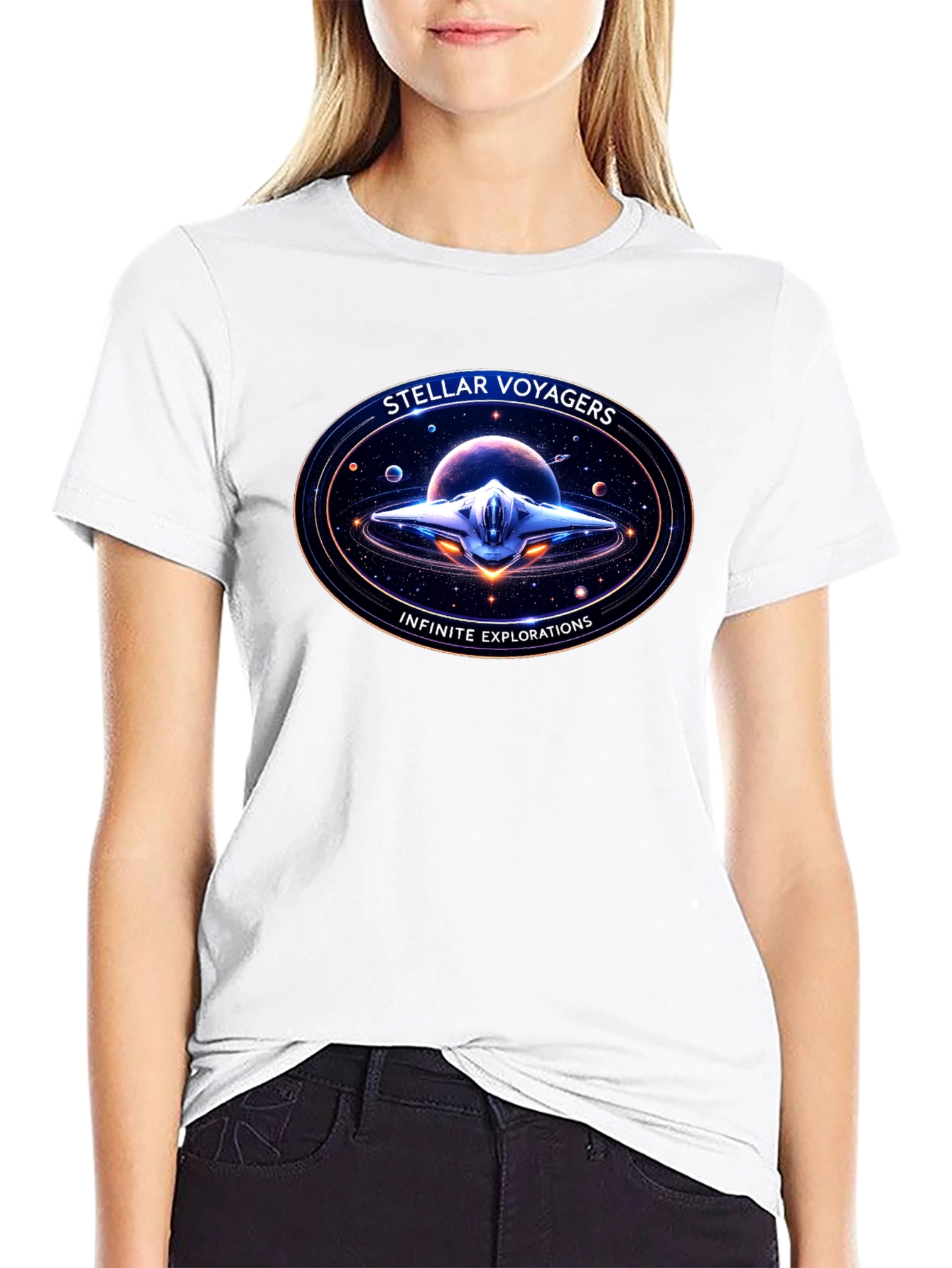Stellar Voyagers Graphic T-Shirt: Infinite Explorations