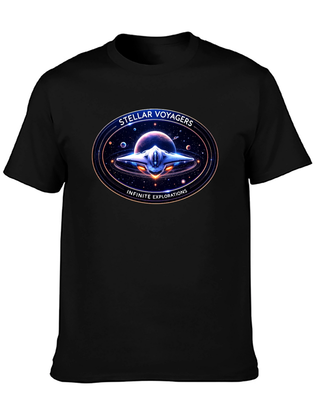Stellar Voyagers Graphic T-Shirt: Infinite Explorations
