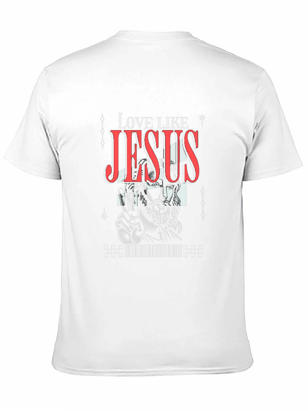 Love Like Jesus Graphic Tee - Black