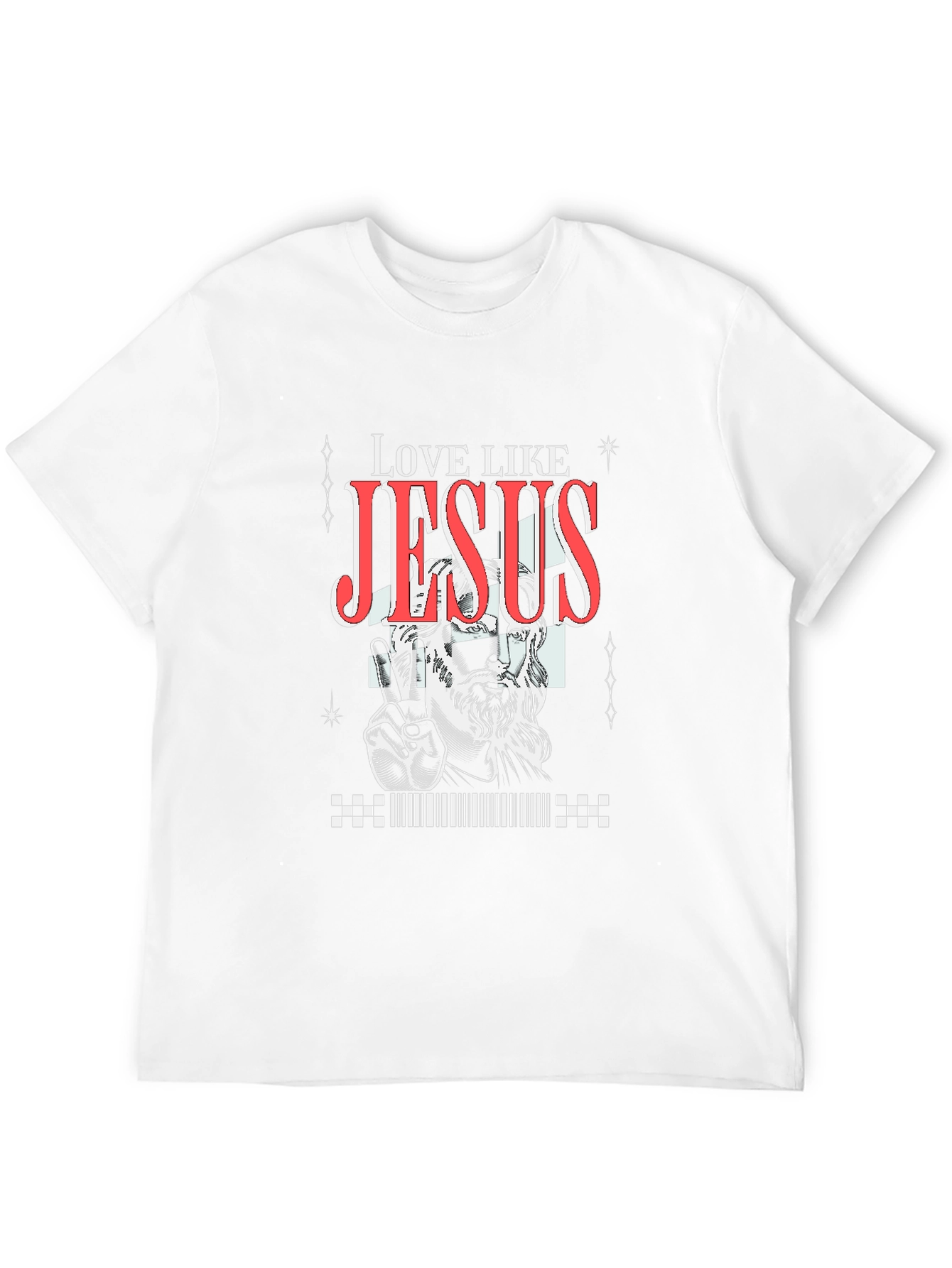 Love Like Jesus Graphic Tee - Black