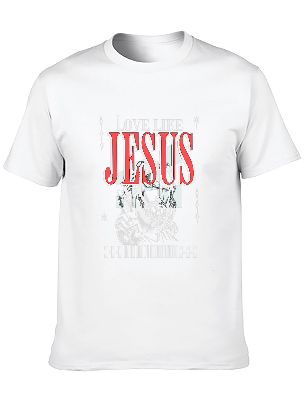 Love Like Jesus Graphic Tee - Black