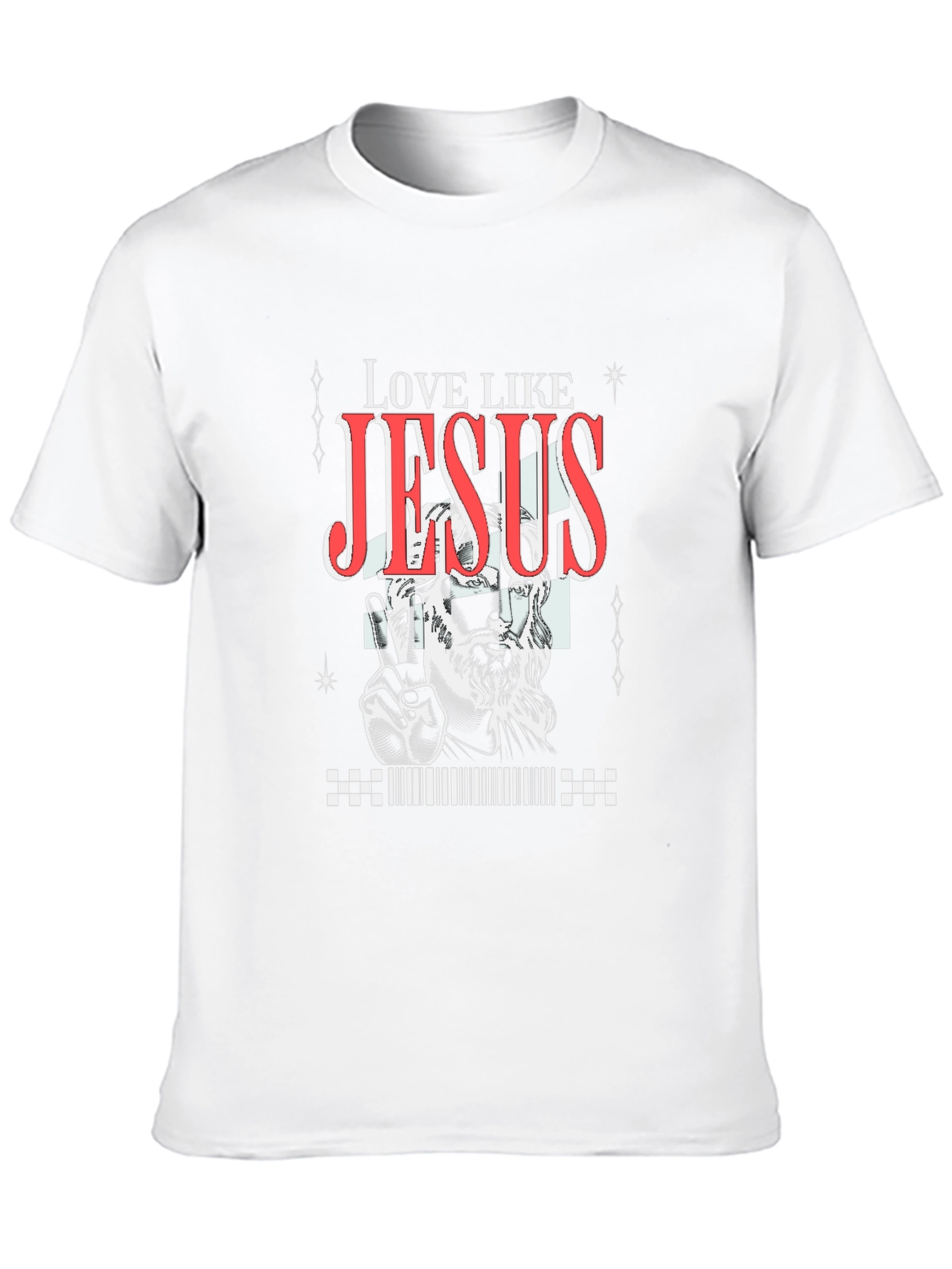 Love Like Jesus Graphic Tee - Black