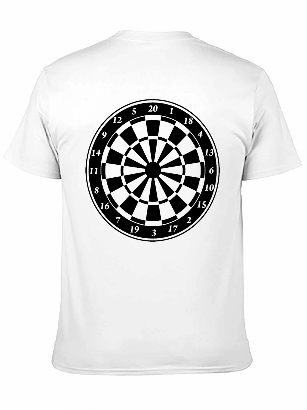 Dartboard Graphic T-Shirt - Classic Target Design