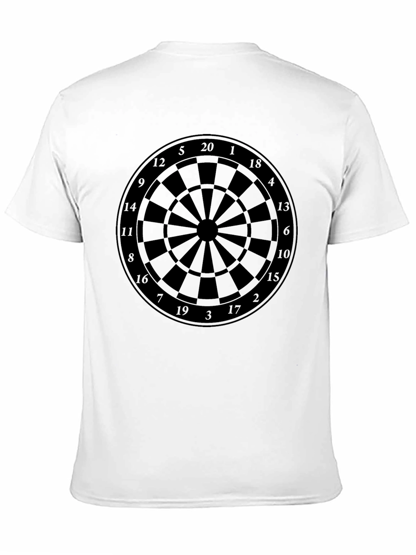 Dartboard Graphic T-Shirt - Classic Target Design