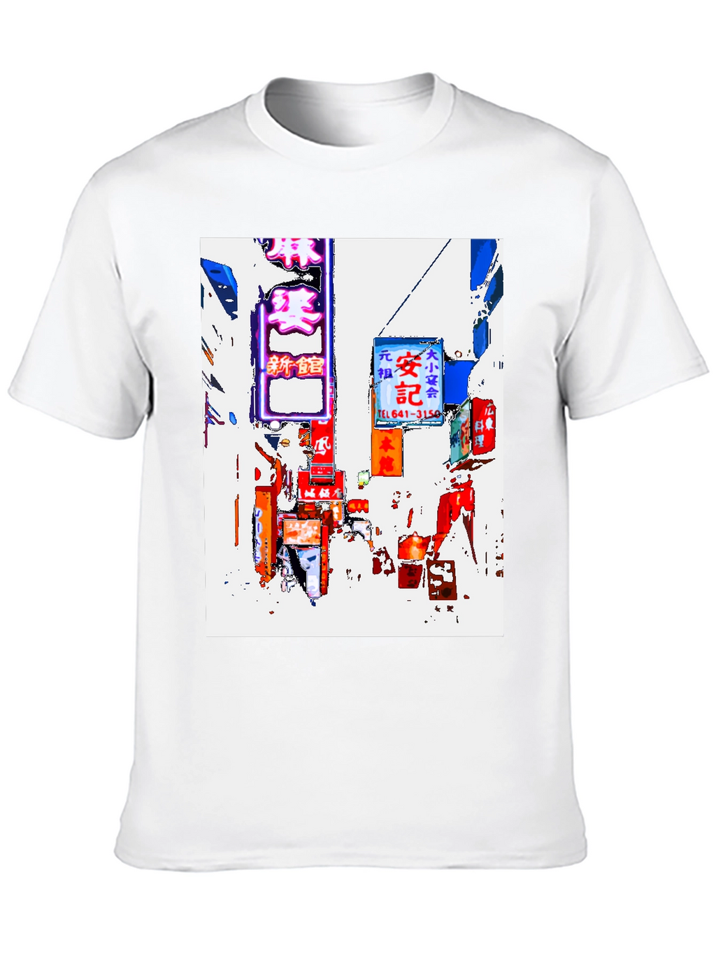 Tokyo Streetscape Graphic Tee - Black