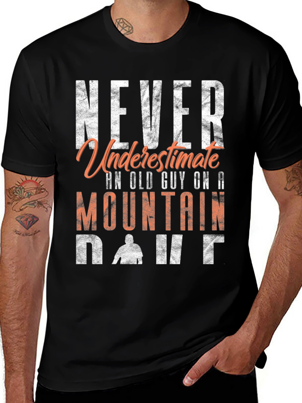 Mountain Man Graphic Tee - Never Underestimate