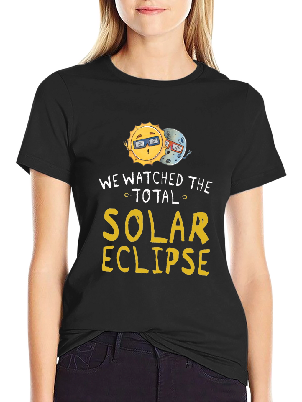 Total Solar Eclipse Tee - Sun & Moon Graphic