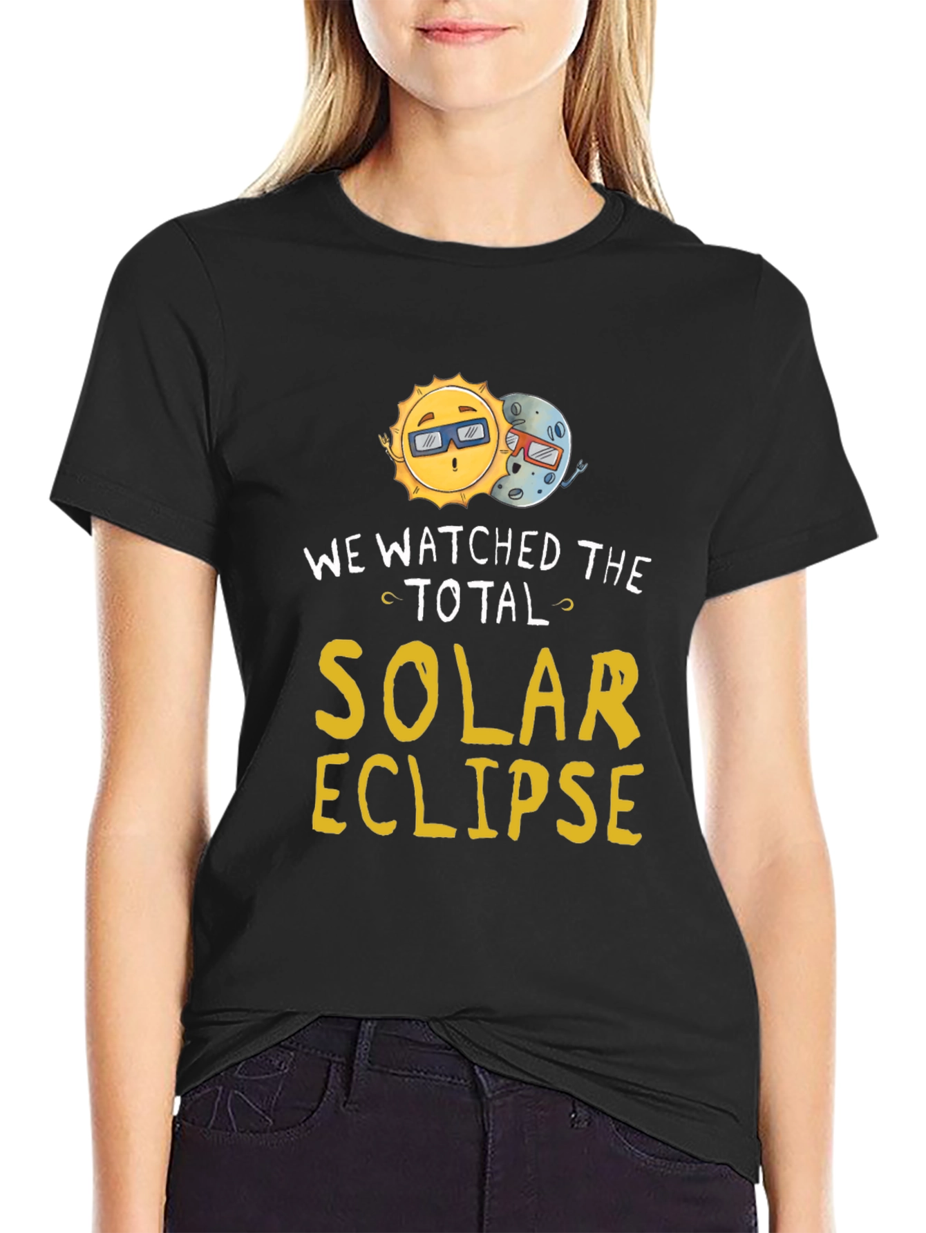 Total Solar Eclipse Tee - Sun & Moon Graphic
