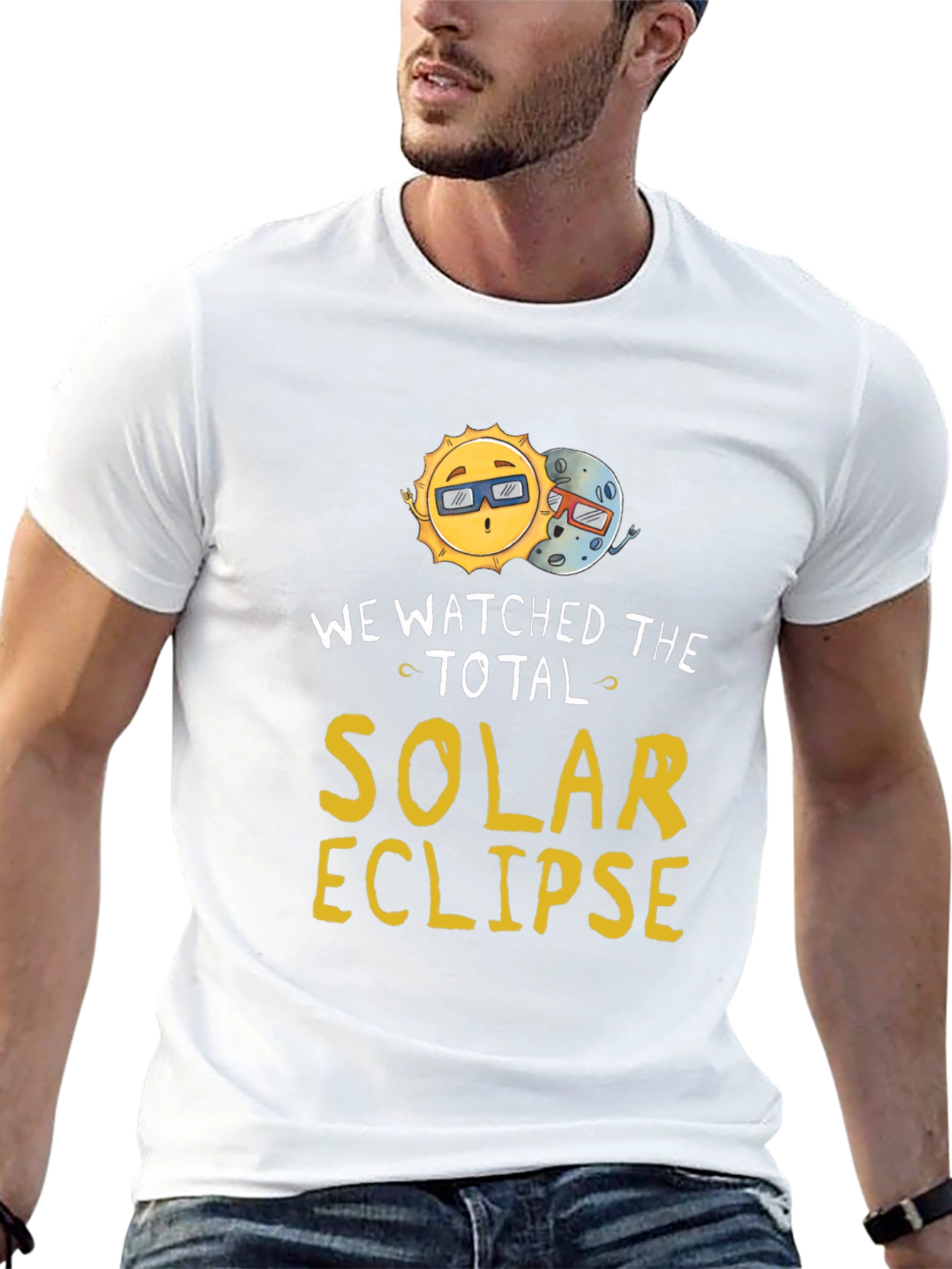 Total Solar Eclipse Tee - Sun & Moon Graphic