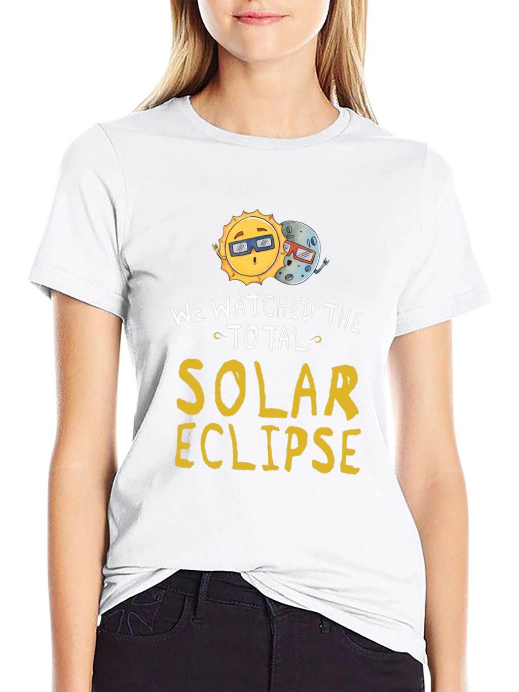 Total Solar Eclipse Tee - Sun & Moon Graphic