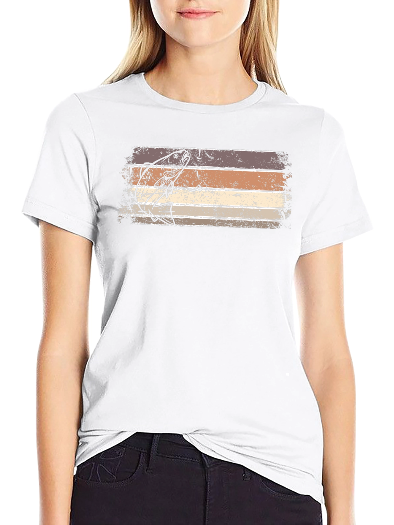 Vintage Fishing T-Shirt - Angler Design Tee