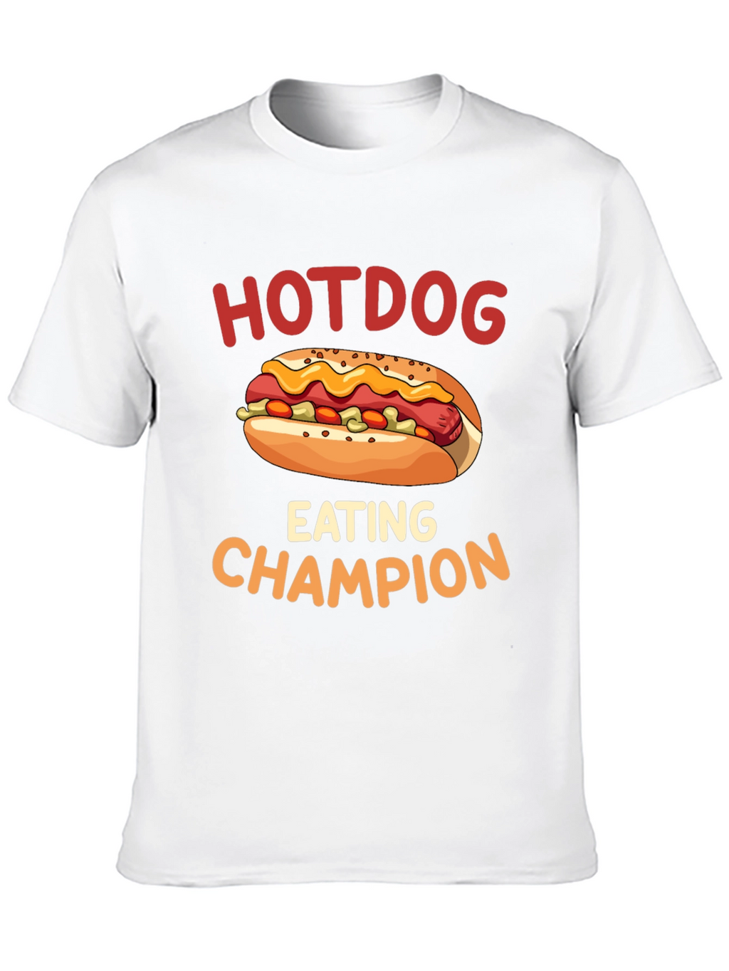 Hotdog Eating Champion Graphic T-Shirt