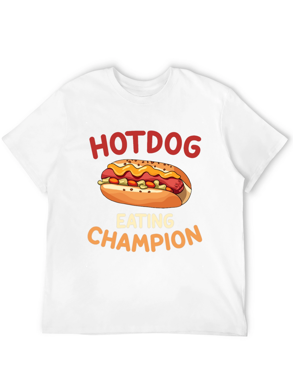 Hotdog Eating Champion Graphic T-Shirt