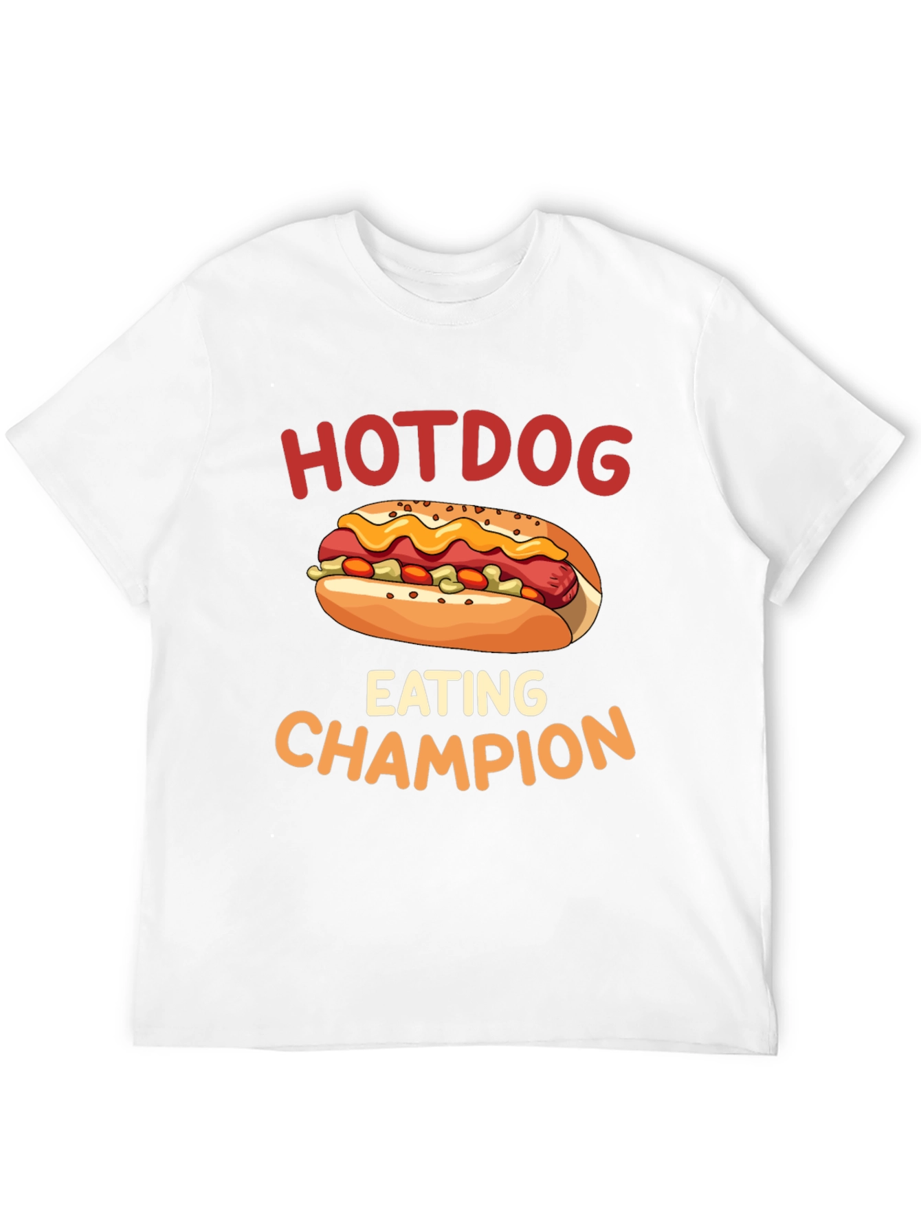Hotdog Eating Champion Graphic T-Shirt