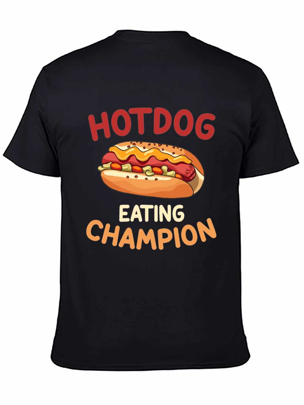 Hotdog Eating Champion Graphic T-Shirt