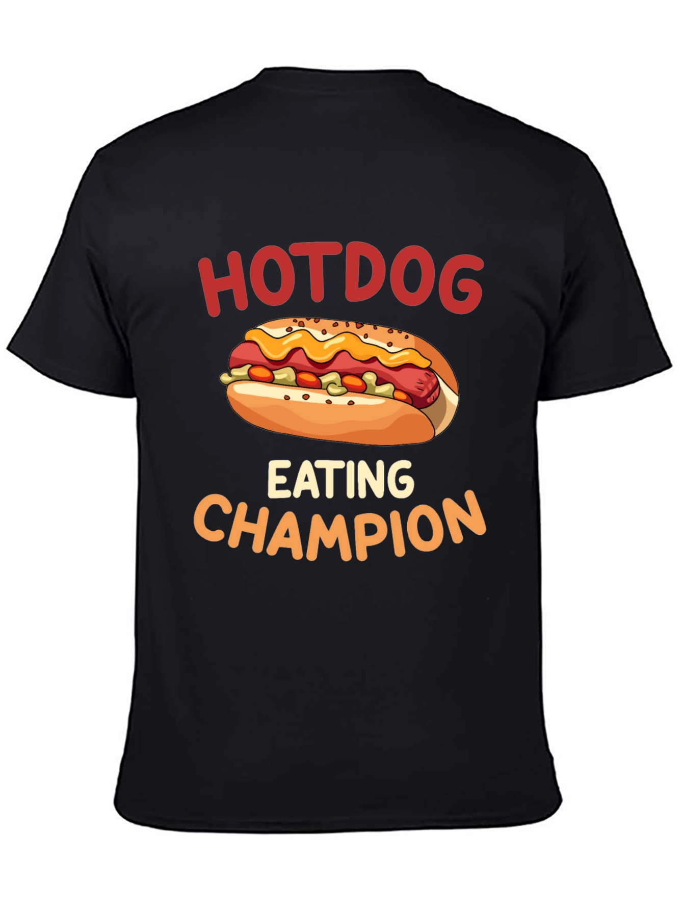 Hotdog Eating Champion Graphic T-Shirt
