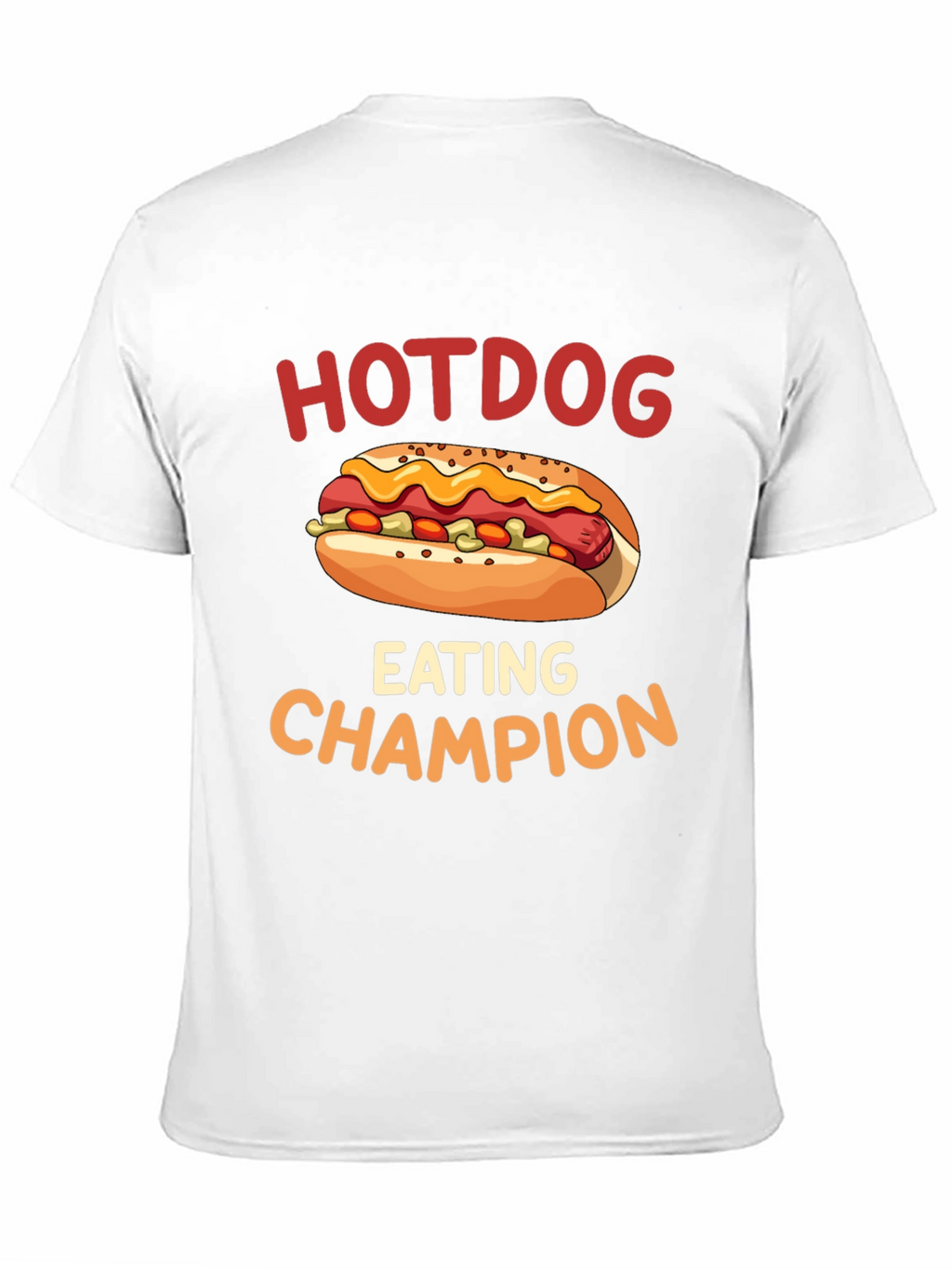 Hotdog Eating Champion Graphic T-Shirt