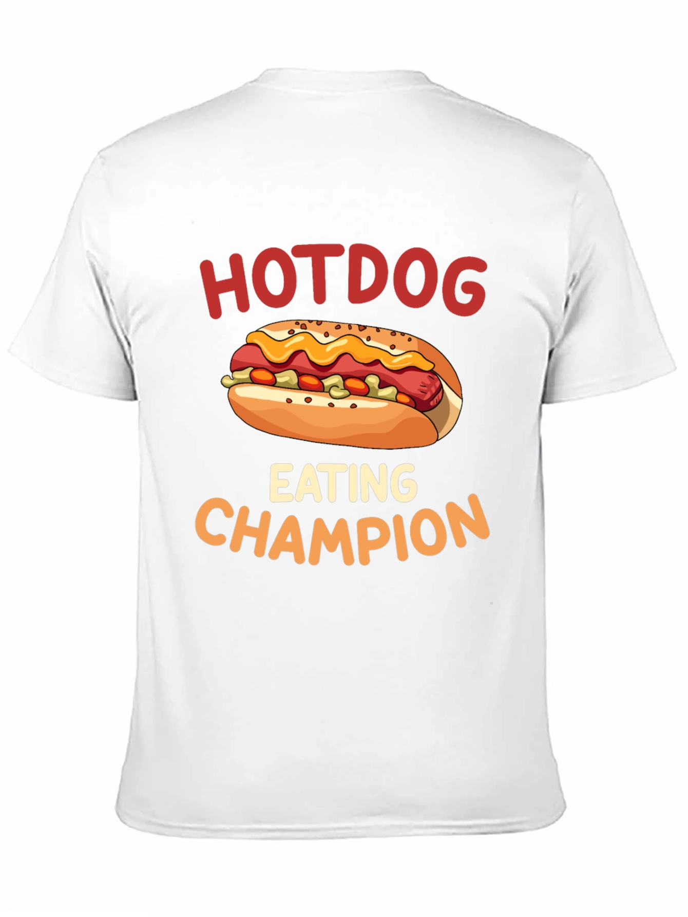 Hotdog Eating Champion Graphic T-Shirt