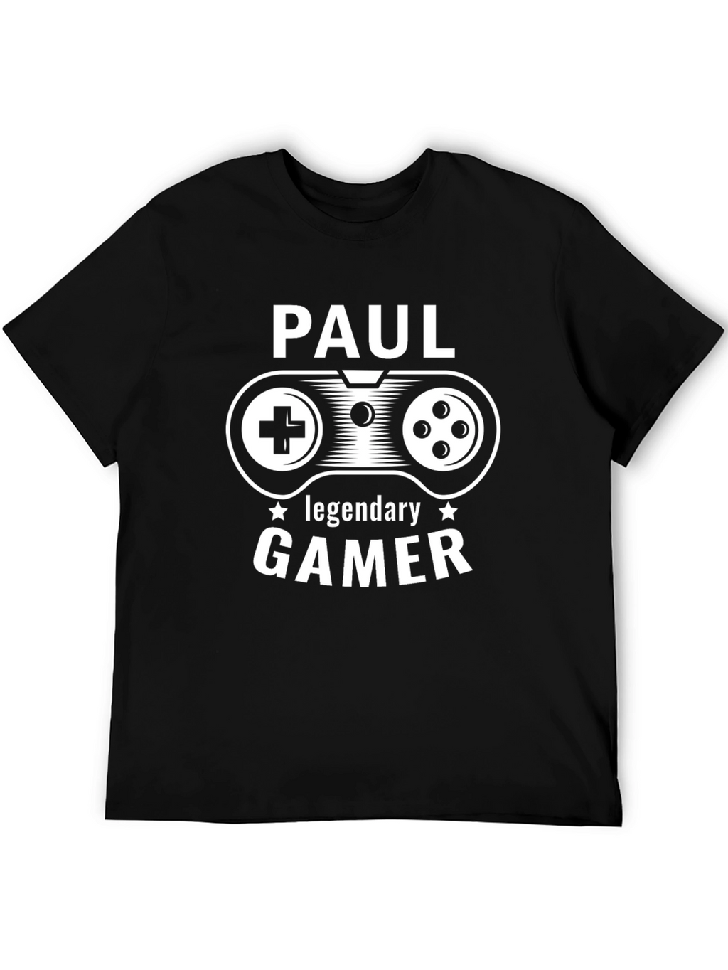 Paul: Legendary Gamer Black Graphic Tee