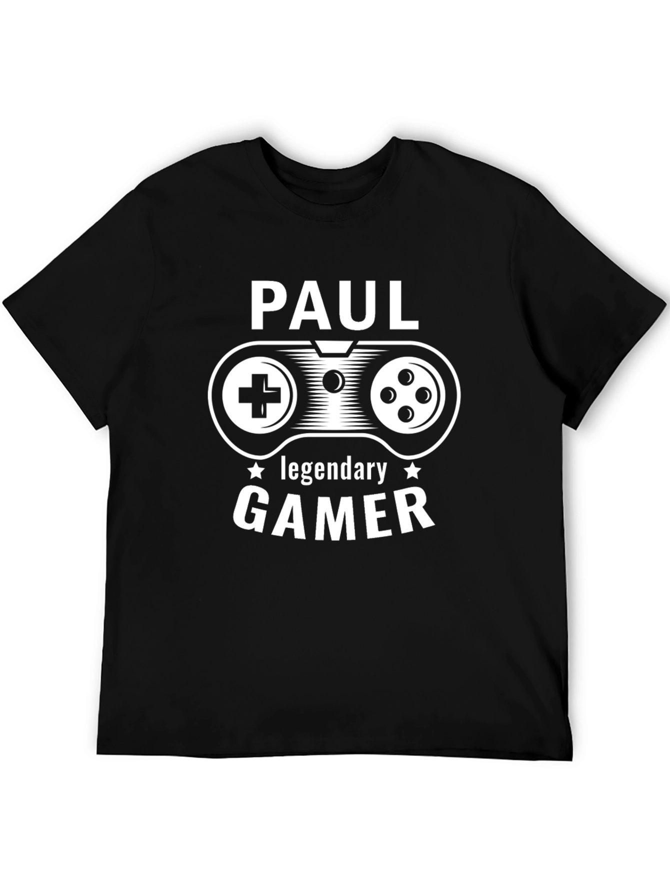 Paul: Legendary Gamer Black Graphic Tee