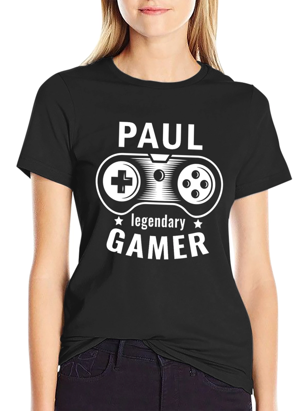 Paul: Legendary Gamer Black Graphic Tee