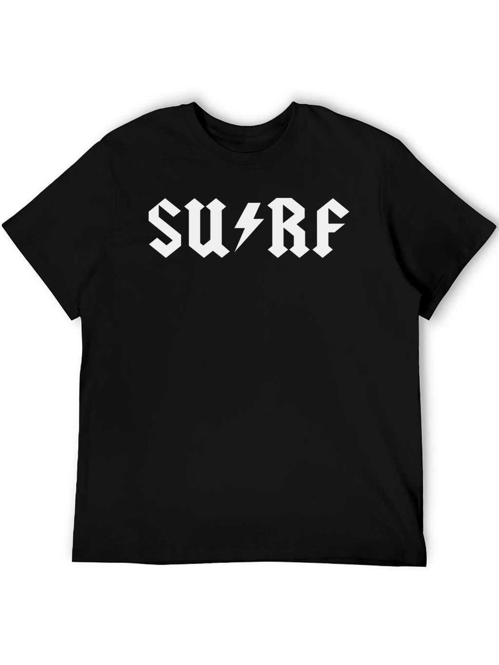 Surf AC DC Style Black T-Shirt