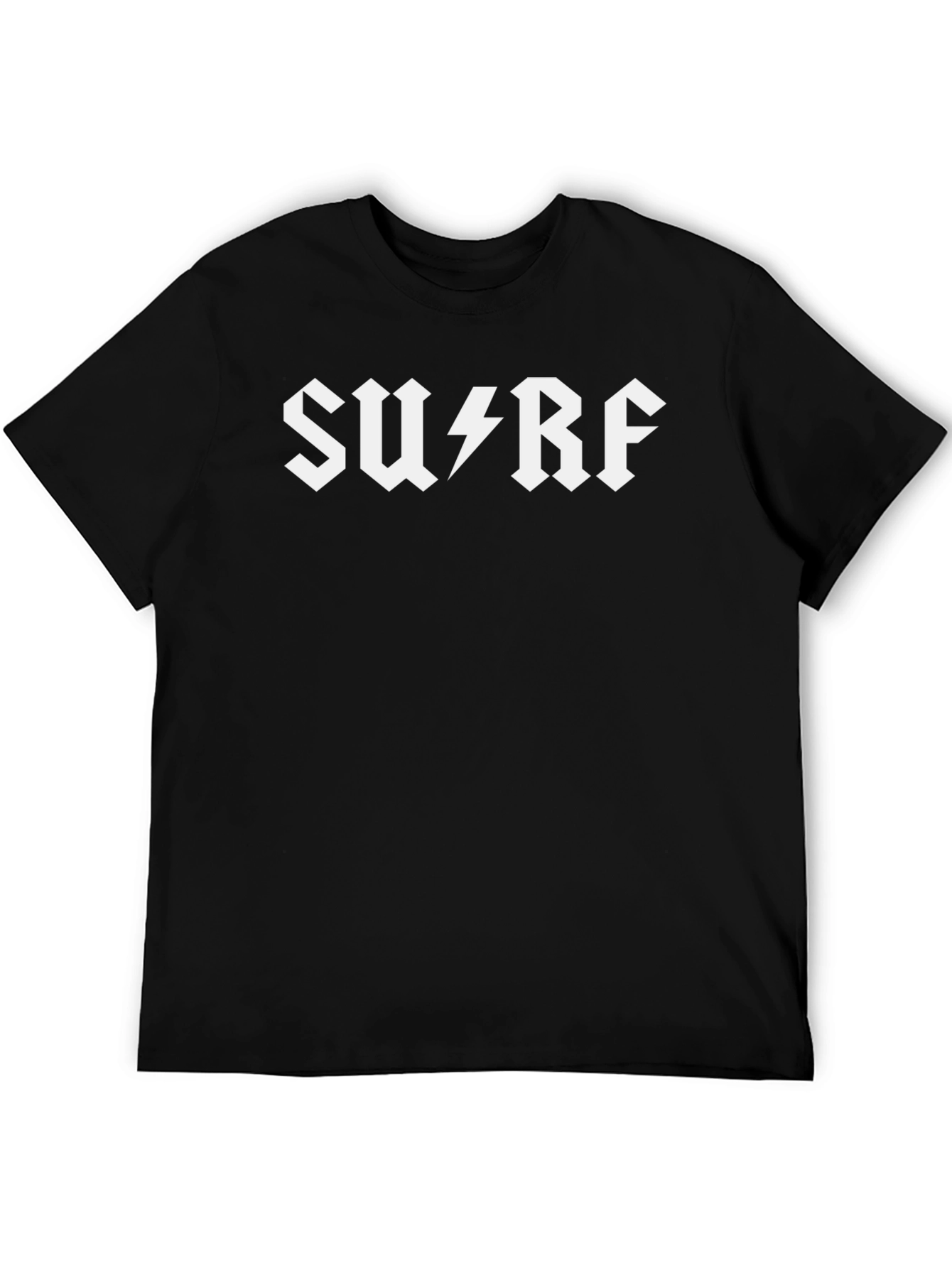 Surf AC DC Style Black T-Shirt