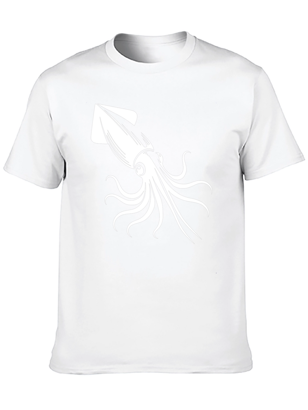 Squid Graphic T-Shirt - Black Cotton Tee